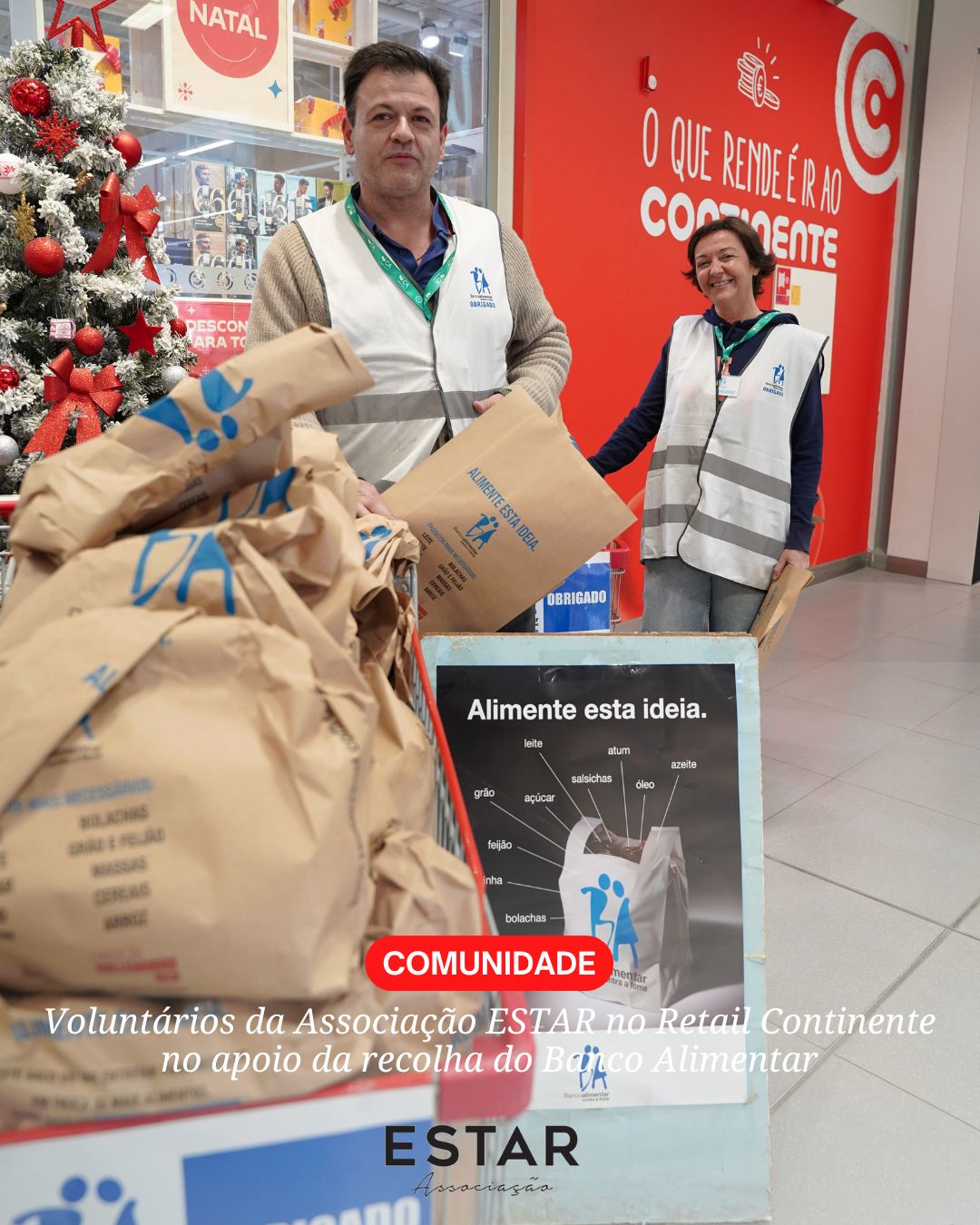 ESTAR: Voluntários no Retail Continente