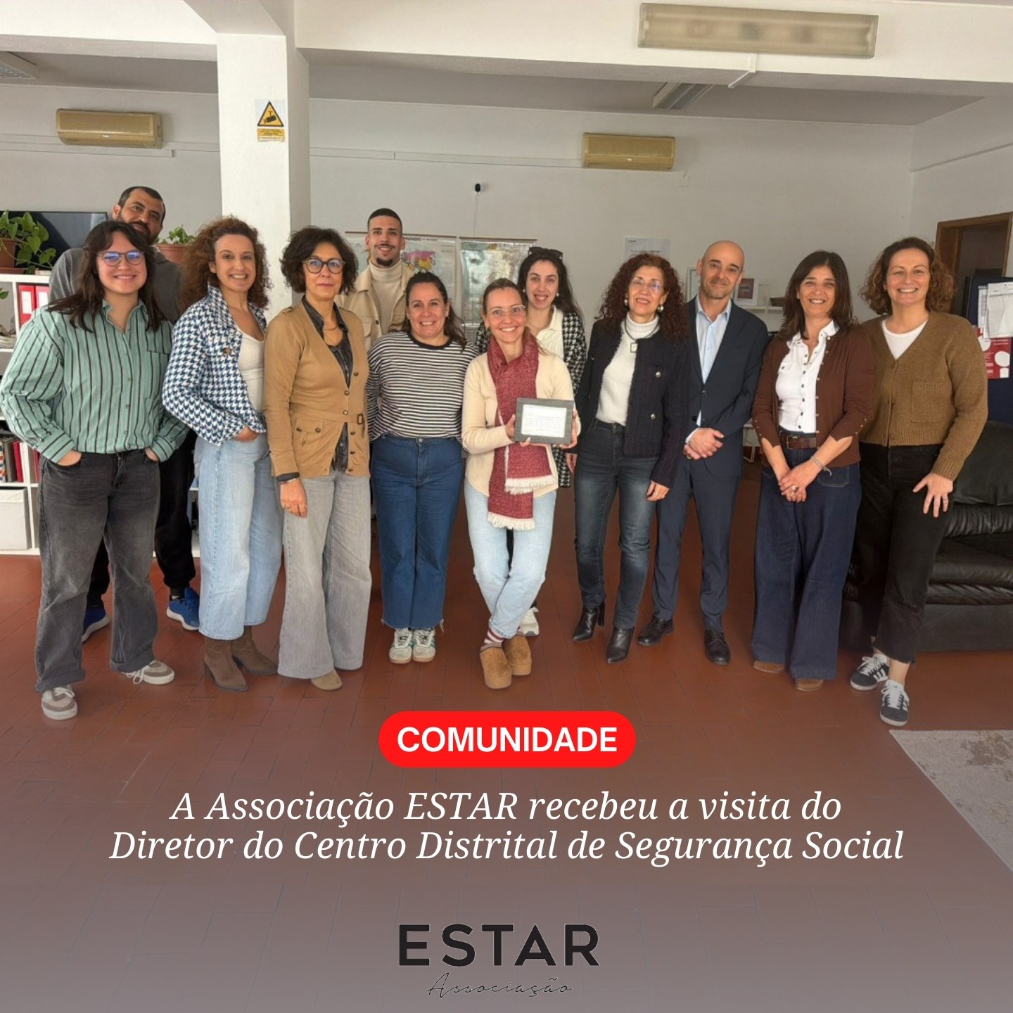 ESTAR: Visita do Diretor do Centro Distrital